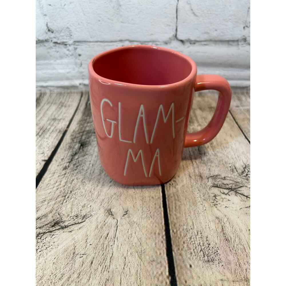RAE DUNN Pink “Glam-Ma” 16 oz Mug